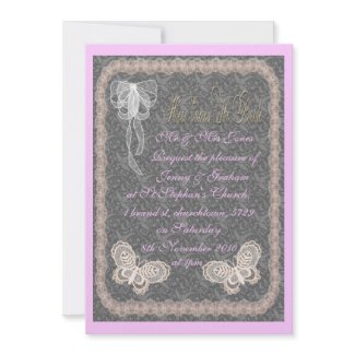 Butterfly Wedding invitation invitation