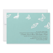 Butterfly Wedding Invitation by pinklilypress Butterfly Wedding Invitation