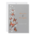 Butterfly Wedding Invitation Announcement