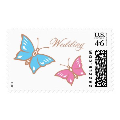 Butterfly Wedding Postage