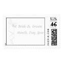 Butterfly Wedding Postage Stamp