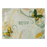 Butterfly Wedding Reception RSVP Card
