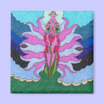 Butterfly--Wierd Creature magnets