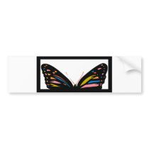 Butterfly Window bumper stickers