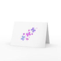 butterfly with hearts cards