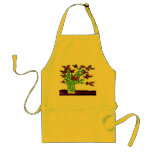 Butterfly Woman Flowers Three Appron aprons