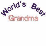 Butterfly World's Best Grandma Embroidered Hoody