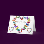 Butterfly wreath Mother's day card