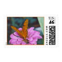 Butterfly & Zinnia postage by robbiejh Butterfly & Zinnia postage