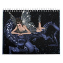 Butterflygirl Dragon Fantasy Wall Calendar