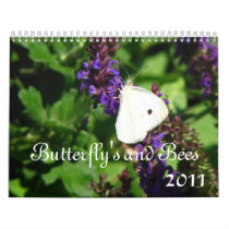 Butterfly's and Bees, 2011 Calendars