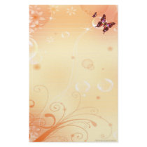 Butterflys and Bubbles Stationary Personalized Stationery