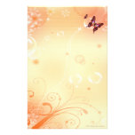 Butterflys and Bubbles Stationary Personalized Stationery
