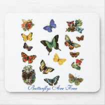 Butterflys Are Free mousepads