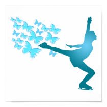 butterflyskater Ice Skating Poster posters