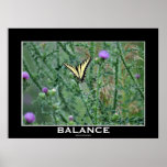 Butterly & Thistle BALANCE Inspirational Print