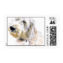 Butters the Labradoodle Postage Stamp by mozache Butters the Labradoodle Postage Stamp