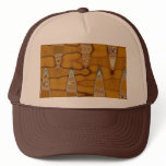 butterscotch abstract hat hats