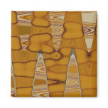 butterscotch abstract magnets