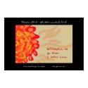 Butterscotch Orb Haiku Art Print