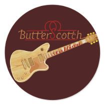 Butterscotch Stallion Guitar stickers