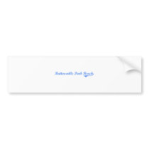 Buttersville Park Beach Michigan Classic Design Bumper Sticker