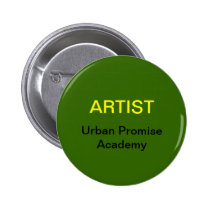 Button, Artist, Urban Promise Academy buttons