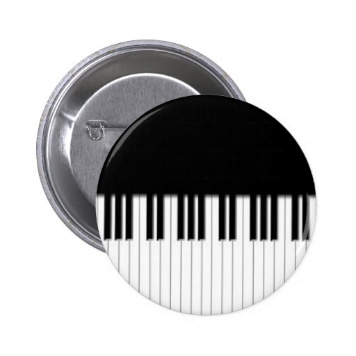 button-badge-piano-keyboard-black-white-zazzle