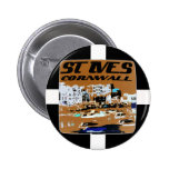 Button/Badge - St Ives Harbour