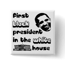 Button Black President White House