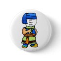 Button: Boy in Traditional Balinese Costume by VintagePets Button: Boy in Traditional Balinese Costume