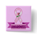 Button - Breast Cancer Awareness by breastcancertshirts Button - Breast Cancer Awareness