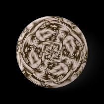 Button : Chiffon Silver