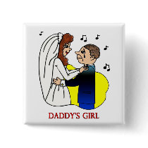 Button: Daddy's Girl