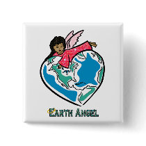 Button: "Earth Angel" (b) by celebrationsetc Button: "Earth Angel" (b)