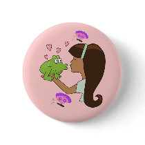 Button Frog Prince by Shan_Darling_Gifts Button Frog Prince