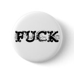 Button - FUCK - Yukon gold - white/black