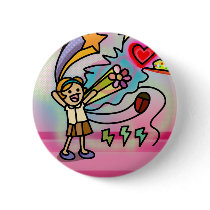 button girl. buttons
