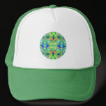 Button: "Green Butterflies with Blue Gemstones" hats