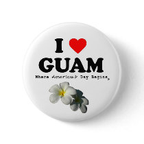Button "I LOVE GUAM "
