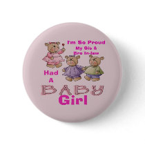 button I'm So Proud - Baby Girl