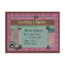 Button Invitation Postcard