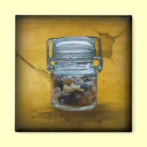 Button Jar magnets
