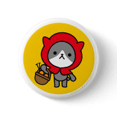 Button - Kitty - OrangeBack