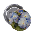 BUTTON - Morning Glory Watercolour