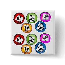 button pin backpack karate martial arts