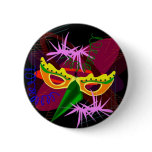 Button,Pin,Brooch-Mardi Gras