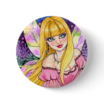 Button Pin Fairy Fantasy art by Ann Howard
