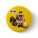 Button - Thanksgiving Turkey