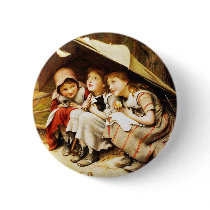 Button: Three Little Kittens by VintagePets Button: Three Little Kittens